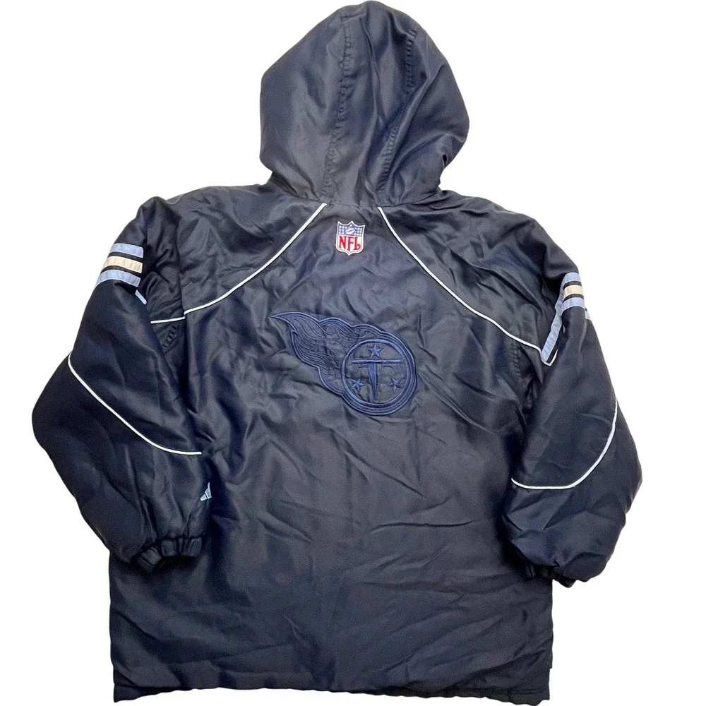 Vtg Adidas Tennessee Titans Nylon Jacket Korea Rare Team Play Football Y2K 18/20